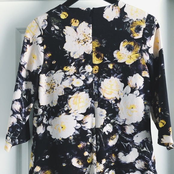 Warehouse Rose Floral Shift Dress - Picture 3 of 3